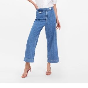Zara Denim Marine Culottes